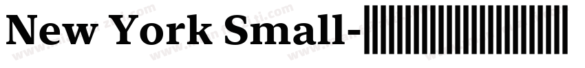 New York Small字体转换